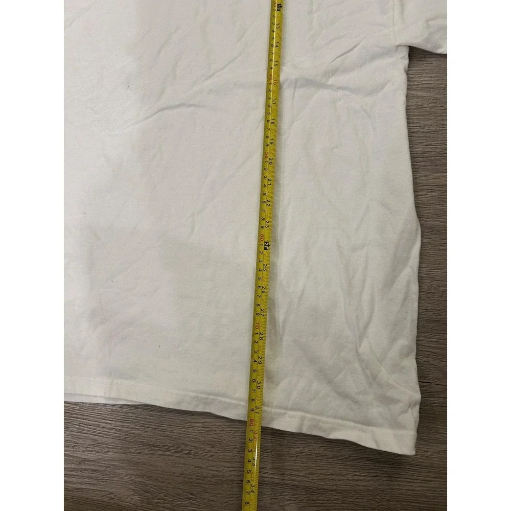 Champion Heritage T-Shirt Men XL Cream Off White Embroidered C Logo Short Sleeve - Picture 8 of 8